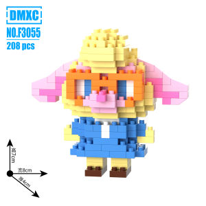 [SG Stock] Nano Blocks Cartoon Doll Building Blocks Puzzle Kids Brick Toys