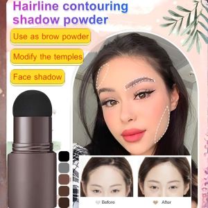 🔥Hot Sale🔥Eyebrow Pencil For Hairline Contouring And Filling Hairline Contouring Shadow Powder Hairline Powder Brush For Sparse Hair Hair Loss Concealer Waterproof Natural Looking Hair Fibers Cover High Forehead Bald Spots Hairline Powder