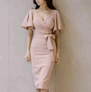 marc Basic Casual Dress for Women - XS to Large - Medium to large - classy and elegant dress - made of imported fabric - excellent quality - made of soft fabric - premium quality - casual and everyday dress