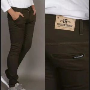 CELANA PRIA CHINO Slim fit Panjang Pria Kerja kantor Santai Liburan Cowok Fifteen Denim Warna abu.mocca.cream.hitam.navy.hijau.green.black.grey