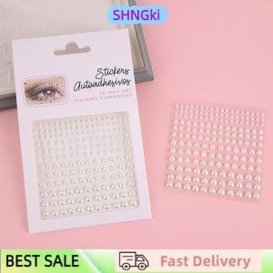 SHNGki 165Pcs Eyes Face Makeup Temporary Tattoo Self Adhesive Pearl Jewels Stickers Festival Art Decorations Nail Diamond Decoration