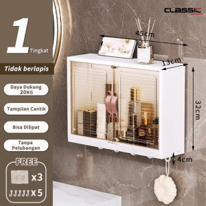 Rak Dinding Kamar Mandi / Rak Gantung Organizer Rack Bathroom / Rak Kamar Mandi / Rak Dinding Penyimpanan / Rak Aksesoris