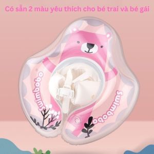 Phao bơi chống lật cho bé hàng cao cấp SWIMBOBO họa tiết hình gấu thiết kế cải tiến phù hợp cho bé 06 tháng - 36 tháng Subu Kids
