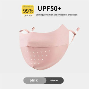 SG [In Stock] Ice Silk Mask UV Face Mask Sun Protection Face Cover UPF 50+ Breathable Women Mask