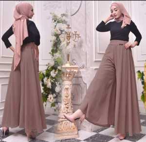 unala pants celana Kulot payung ceruty//celana bawahan wanita// kulot wanita//Pakaian Muslim// rok wanita//celana kulot terbaru termurah