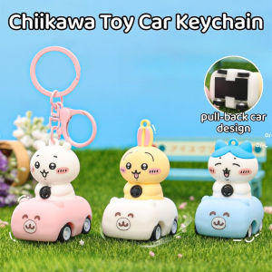 Chiikawa Keychain Cute Pull-back Car Toy Bag Pendant Mini Toy Car for Kids Boys Gift for Kids