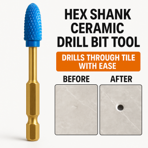 Full Ceramic Dry Drill Set Sharp Tile Hole Drill No Water Needed Must Have for Home Renovation