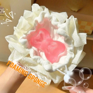 Foaming Bath Sponge Ball Mesh Soap Saver Pouch Holder Scrubber Loofah Mesh Ball Foaming - DailyDwell1
