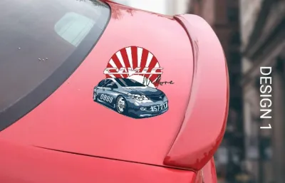 Cánh gió thể thao cho Honda Civic Gen 8 (2006 - 2011) Honda Civic 2006 - 2011