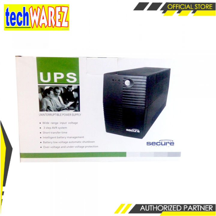 Secure 650VA UPS with built in AVR | Lazada Philippines