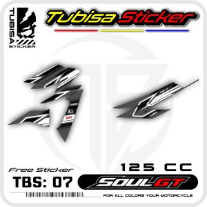 Sticker Striping Soul GT 125 - Stiker Striping Variasi Motor Soul GT 125. TBS.07