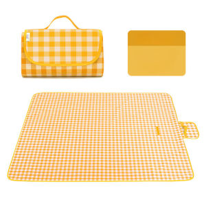 Waterproof Cloth Sand Beach MatsFoldable Camping Mat Thicken Tent Picnic Blanket Pad Moisture-proof Picnic Mat Picnic Blanket