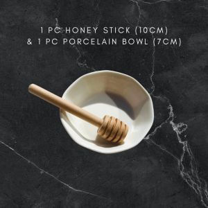 Honey Dipper Stick Cheeseboard Dipping Ceramic Porcelain Dish Mini Small Bowl Sauce Grazing Cheese Board Charcuterie