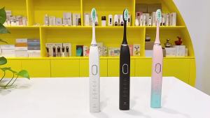 2023 New Sonic Electric Toothbrush USB Rechargeable Metal Teeth Brush IPX7 Waterproof For Adults Teeth Whitening Cleaning Brush