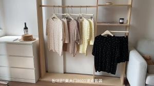 东大门8601波点套装ins韩系睡衣女夏季薄款短袖短裤两件套家居服