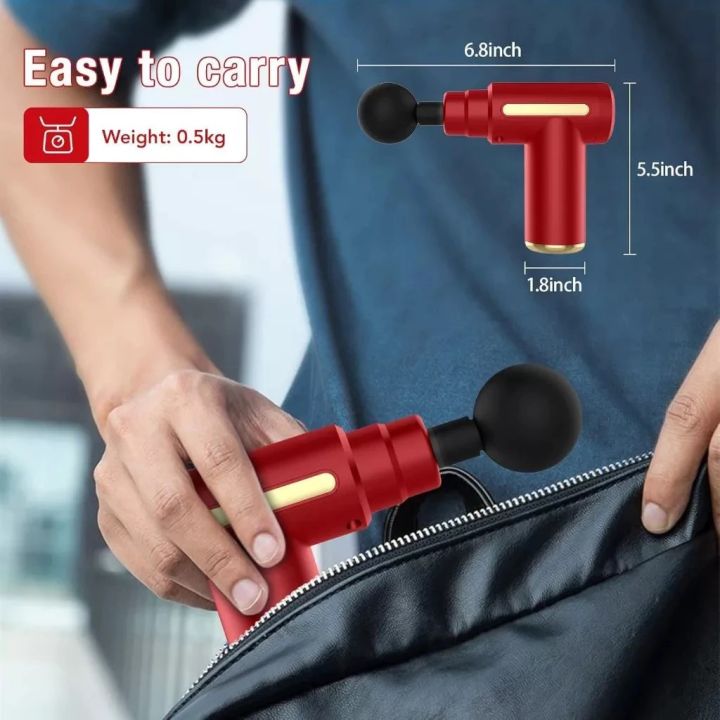 HOT%20SALE!%20Cnz%20RelaxPro%20Muscle%20Recovery%20Gun%20%E2%80%93%2012mm%20Shock,%206%20Modes,%20Long%20Battery%20Life%20%7C%20Free%20USB%20Cable%20-%20Image%203
