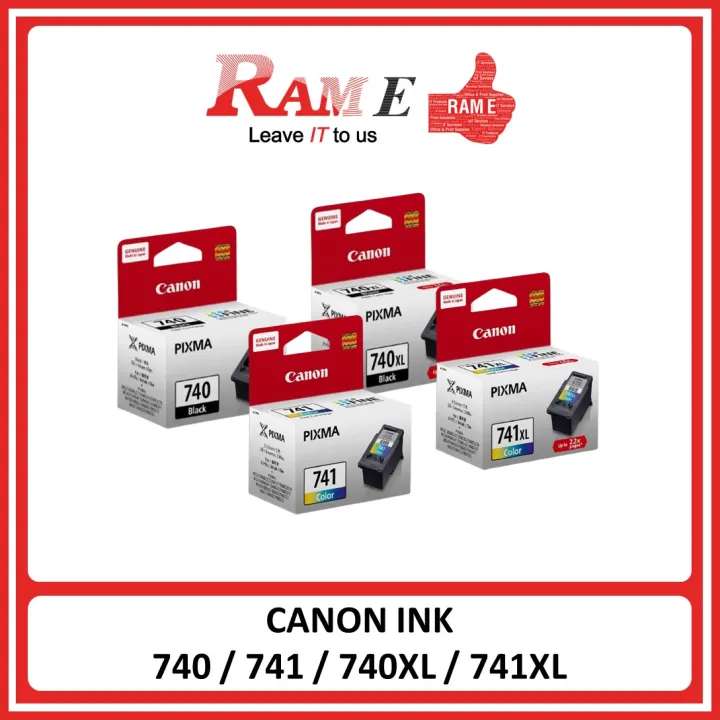 [ORIGINAL] Canon PG-740 740 / PG-740XL 740XL / CL-741 741 / CL-741XL ...