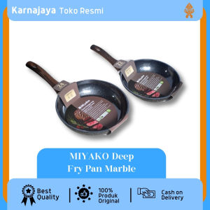 Miyako Deep Fry Pan Marble Anti Lengket - Kitchenware