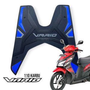 KM272 Karpet Motor Vario 110 Karbu Tahun 2007 - 2012 Bahan Karet Tebal