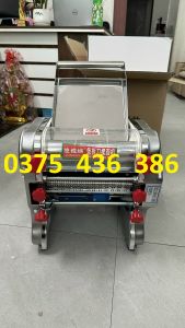 Máy cán bột chạy điện làm vỏ bánh bao màn thầu vỏ hoành thánh INOX 304
