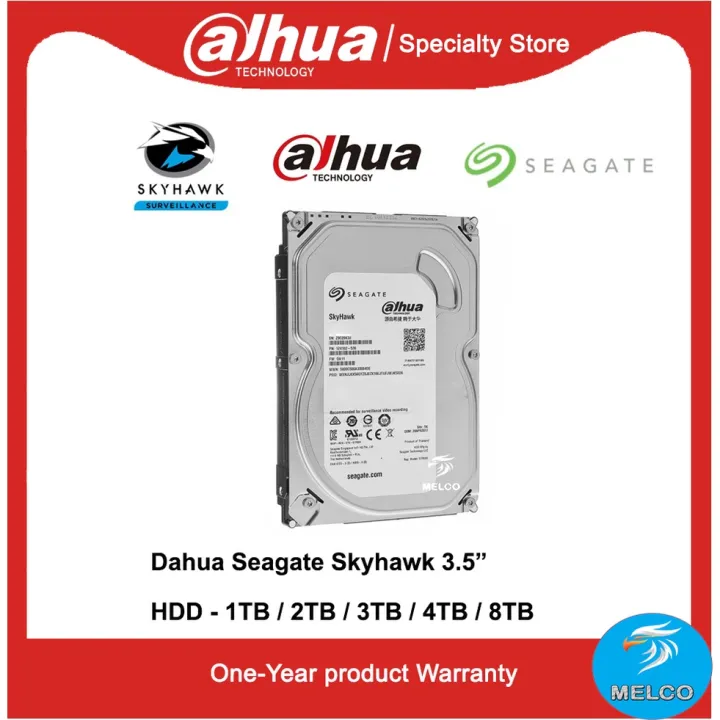 Dahua Seagate Skyhawk 1TB/2TB/4TB / 8TB 3.5" inch Internal Surveillance HARDISK