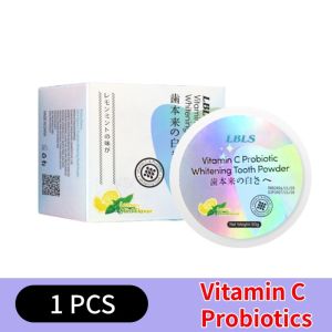 BUY 1 TAKE 2 Scoban Japanese VITAMIN C PROBIOTIC WHITENING TOOTH POWDER FRESH BREATH 50g