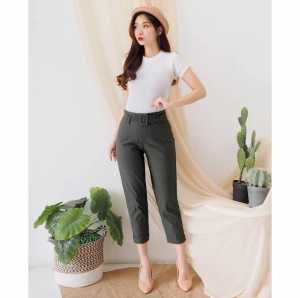 Celana BEST 7per8 Pants Belt New
