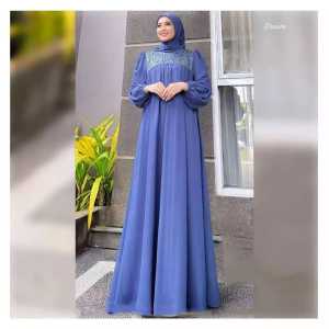 [FREE JILBAB]OMAYA DRESS BRUKAT TILE SQUIN/GAMIS CRINGKEL/DRESS EDISI LEBARAN/GAUN PESTA