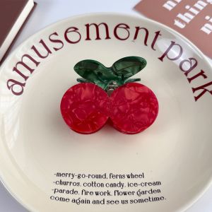 ROB TOY แครอท คลิปผมเชอร์รี่ ผัก แบบฝรั่งเศส คลิปผมกรดอะซิติก แฟชั่น หมวก ปิ่นปักผมผลไม้ สาวๆ