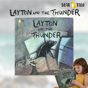 BEAR TALE Kids Emotional Education Picture Book Layton and the Thunder Early Learning Storybook