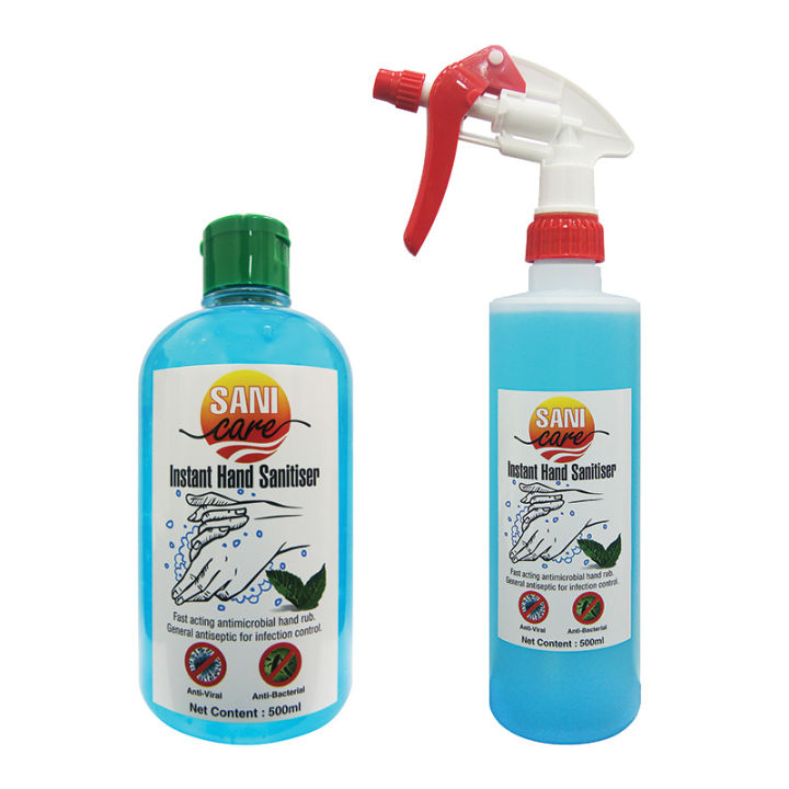 Sani Care Instant Hand Sanitizer (Bottle/Spray) 500ml | Lazada Singapore