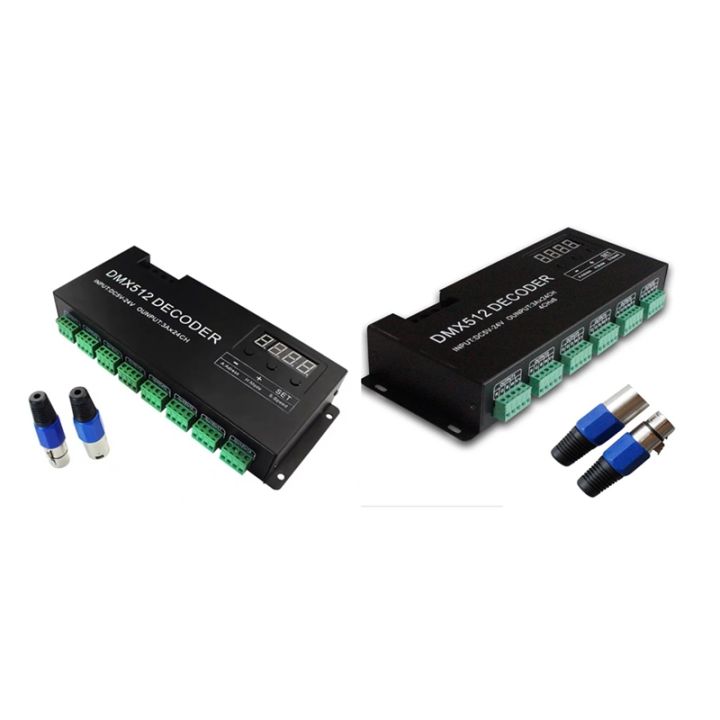 Digital 24CH RGB RGBW DMX512 Decoder, RGBW 512 Decoder DMX 512 ...