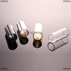 [COD] ZNPNXN 60mm กีตาร์สไลด์บาร์สแตนเลสโลหะ/กระจกนิ้วสไลด์สำหรับอูคูเลเล่