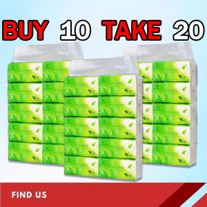 Tissue  Paper 30pack Organic green tea Facial Tissue Paper 4 ply 10 Packs Tissue Paper Towel 10/20/30 PACKS