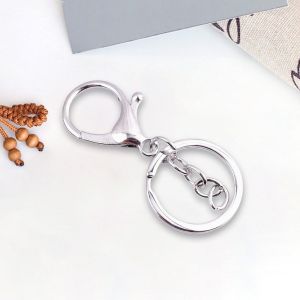 MD-C1276 Gantungan Kunci Model Lobster Clasp Cincin Rantai Mini / Keychain Gantungan Kunci Ring
