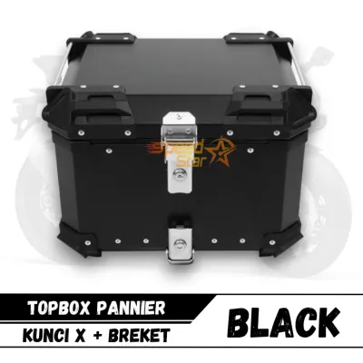 BOX Motor Touring Tail 55 Liter Top Box Almunium Alloy Case Pannier