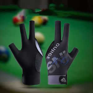 REGISTR Left Hand Left Hand Billiards Gloves Wear-resistant Three Finger Snooker Glove Single Pack Billiard Training Gloves Pool Table Accessories
