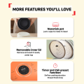 (NEW) Tefal POP 0.7L Rice Cooker - Small and Compact, Fuzzy Logic, 8 Programs, NFC Recipes, Removable Inner Lid. 