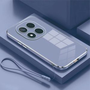 Softcase Redmi Note 14 Pro 5G / Redmi Note 14 Pro Plus / Poco X7 5G Case Luxury Plating Casing Silicone Stand Back Cover
