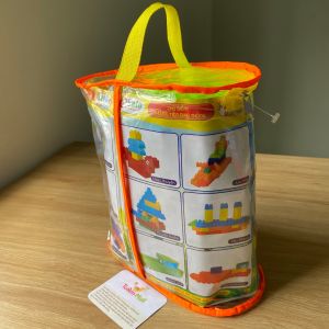 Bộ Xếp Hình Mầm Non 46 chi tiết phiên bản Du lịch bốn phương - Nhựa an toàn Việt Nam