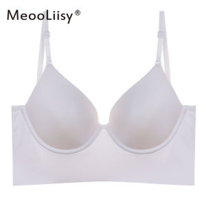 MeooLiisy Áo Ngực Mặc Nhiều Kiểu Làm Đẹp Gợi Cảm Cho Nữ Đồ Lót Không Dây Nâng Ngực Đồ Lót Hở Lưng Khoét Sâu Không Đường May