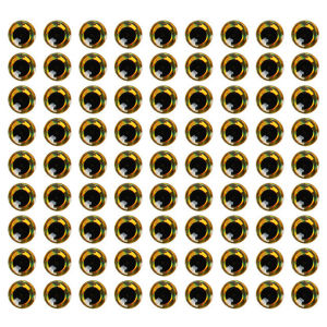 COVIEEZB Fly Fishing Fishing Sticker Simulation Eyeball 4mm 5mm 6mm Holographic Artificial Fish Eyes DIY Eyes Fishing Lure Eyes 3D Fish Eyes