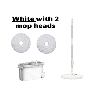 Spin Mop Set Spin Rinse Dry Easy To Use and water saving Spin to wash and dry 360 Rotary Microfiber