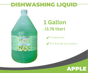 GOOD DAY Dishwashing Liquid Apple - 3.78 Liters (1 Gallon)