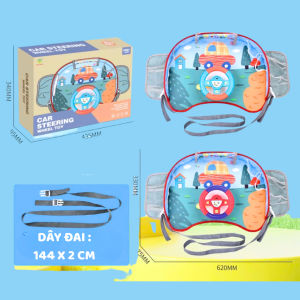 Đồ Chơi Mô Phỏng Vô Lăng Đa Năng Có Nhạc Chạy Pin Kết Hợp Đồ Chơi Trên Xe Ô Tô Cho Bé Shopcuabebb