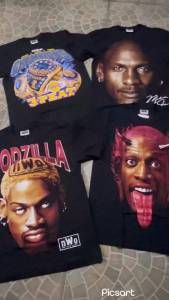 ▶ Best Selling ◀ source High-Grade Vintage Style Modern Bootleg Basketball / NBA Tees shirts Street style Fashionable Fitness VINTAGE COD Fashioning sport t shirt