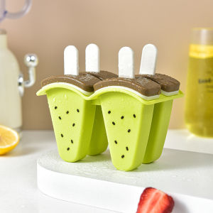 Tulip Home Furnishings Store Ice Pop Mold Watermelon Shape Silicone Reusable Freezer Tray Homemade Dessert Kitchen Rumah Tangga Easy Release