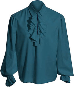 Vampire Renaissance Victorian Steampunk Ruffled Medieval Halloween Costume