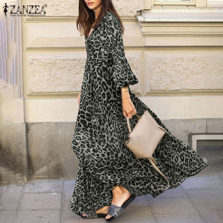 Long animal print dresses hotsell