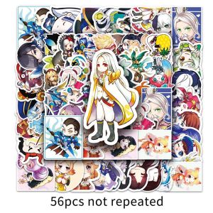 50/56pcs trò chơi Honor of Kings nhãn dán hoạt hình DIY trang trí máy tính xách tay không thấm nước PVC nhãn dán trò chơi